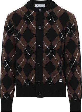 Ami Crewneck Cardigan