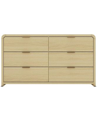 Manhattan Comfort Grace Modern Double Dresser With 6 Drawers