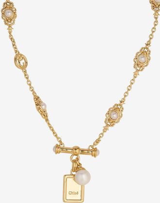 Chloé Halskette mit Perlen The Chloé Classy