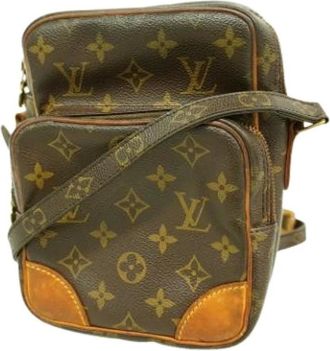 Louis Vuitton Pre-owned Vintage Schoudertas - Dames - Pre-owned - Bruin - Maat: ONE Size