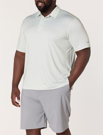 Reebok Big & Tall Geometric Dot Performance Polo Shirt in Dew at Nordstrom, Size Xx-Large