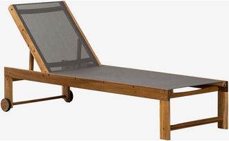 Sklum Pack De 2 Tumbonas Reclinables En Madera Valerys Sklum