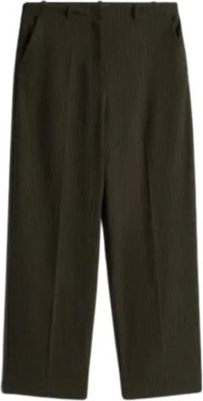 Tommy Hilfiger Broeken - Dames - Wijde Broeken - Groen - XS - Broeken