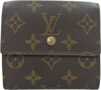 Louis Vuitton Brown Monogram Pvc Wallet (Tri-Fold) (Pre-Owned)