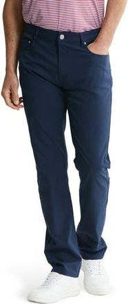 J.A.C.H.S. Straight Leg Stretch 5-Pocket Pants in Navy at Nordstrom Rack, Size 40