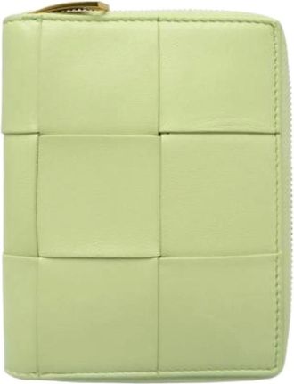 Bottega Veneta Pre-owned Wallets, female, Green, Size: ONE SIZE Pre-owned Bi-fold Wallet