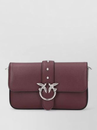 Pinko crossbody bag adjustable strap ring studs