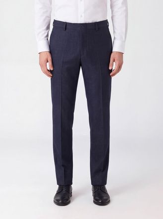Lardini Pantaloni sartoriali slim fit in pura lana con tasche America