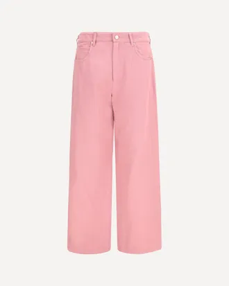 Max Mara Pantaloni in cotone e lino Woman 42