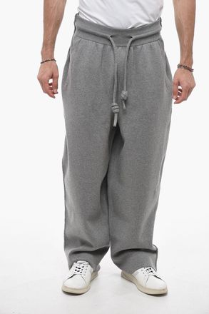 Off-white SEASONAL Joggers in Maglia LOUNGE QUOTE con Cuciture a Vista Off-White