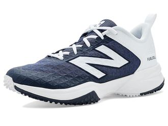 New Balance Fuellcell 4040 V8 Turf-trainer Mens Cleated Shoes Team Navy/White : 7.5 D - Medium, Suede/Textile