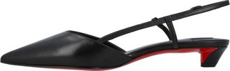 Christian Louboutin Miss Z Slingina - Dames - Pumps - Zwart - 38 1/2 EU - Leer - Schoenen