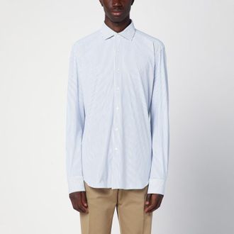 Xacus Striped Poplin Active Shirt