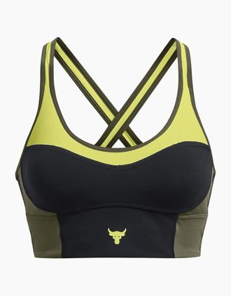 Under Armour Womens HG Armour Compression Fit Scoop Neck Sports Bra - Black - Size: 12 m