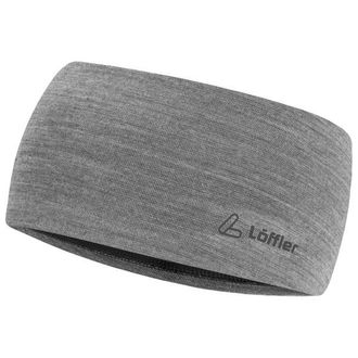 LOEFFLER Merino Wool Headband Wide Stirnband - Unisex | grau