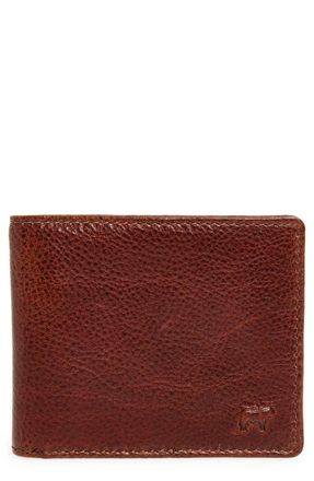 Will Leather Goods Classic Leather Bifold Wallet in Cognac at Nordstrom