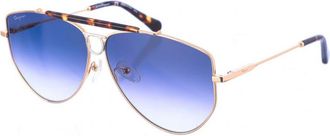 Ferragamo Womens SF241S sunglasses - Blue Metal - One Size