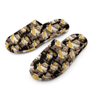 Generic I Love California Mens Cozy Memory Foam Slippers Warm Cotton House Shoes Comfy Slipper for Indoor Outdoor