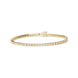 House of Brilliance 14K Yellow Gold 6.0 Cttw Classic 4 Diamond Tennis Bracelet at Nordstrom
