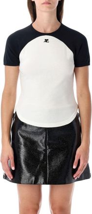 Courrèges Circle Contrast T Shirt