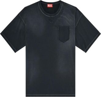 Diesel T-shirt - Heren - T-shirts - Zwart - M - Tops