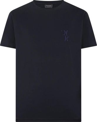 Billionaire Boys Club T-shirt met ronde hals Barok - Heren - T-shirts - Blauw - 2XL - Katoen - Tops