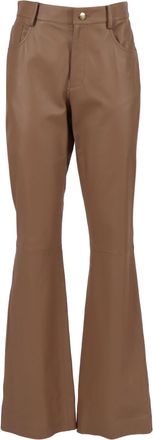Fabiana Filippi Soft Lambskin Bootcut Trousers