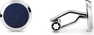 Montblanc Goldstone Cuff Links in Blue/Silver at Nordstrom