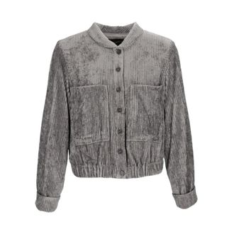Emporio Armani Abrigo C&aacute;psula - Jackets - Mujer - Gris - 2XS