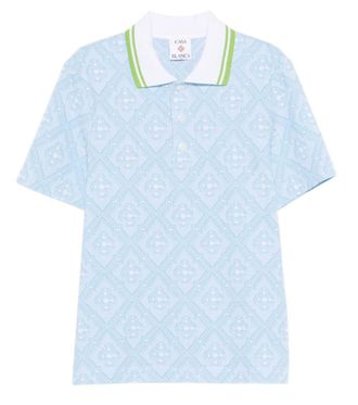 Casablanca Light Blue Logo T-Shirt