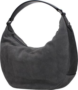 Jimmy Choo London Womens Gray Leather Shoulder Bag