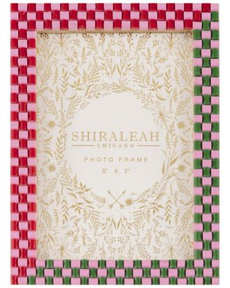 Shiraleah Viva 5 X 7 Check Picture Frame