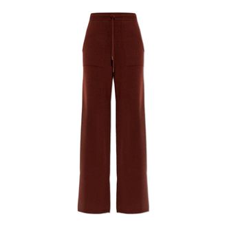 Max Mara Pantalones de Cachemira Fiabe - Knitwear - Mujer - Rojo - XS