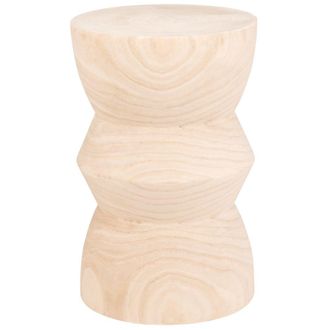 Maisons du monde Mesa auxiliar de paulonia