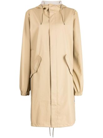 Rains Parka impermeabile con orlo a coda di pesce - Toni neutri
