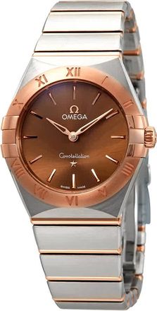 Omega Constellation Manhattan Sun-brushed Brown Dial Ladies Watch 131.20.28.60.13.001