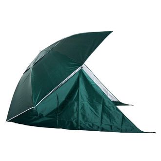 OUTSUNNY Beach Canopy Parasol with Side Panels 2 m- Green | TJ Hughes