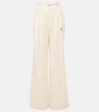 Joseph Tunis high-rise cotton wide-leg pants