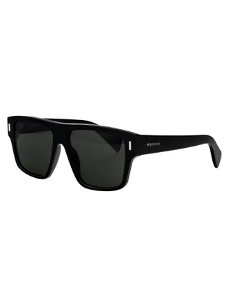 Alexander McQueen Mens Sunglasses Am0550s Black Acetate