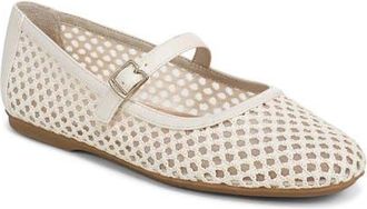 Dr. Scholls Wren Mesh Mary Jane Flat in Off White at Nordstrom, Size 10