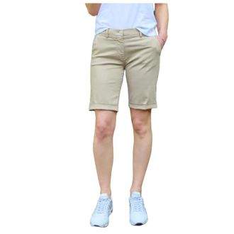 Mason's New York Chino Shorts - Dames - Korte Broeken - Beige - S - Katoen - Korte Broeken