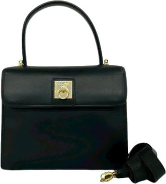 Celine Pre-owned Handbags, female, Black, Size: ONE SIZE Pre-owned Vintage Handbag