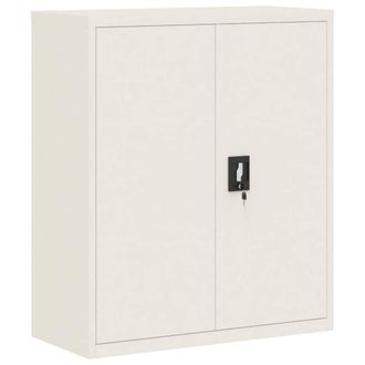 Berkfield Home File Cabinet White 90x40x105 cm Steel | Size: 90 x 40 x 105 cm