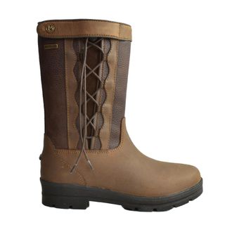 Brogini Dames/Dames Tetbury Grain Leather Country Laarzen (Bruin)