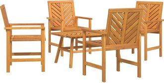 vidaXL Vidaxl - Garden Lounge Set 3 pcs Brown Solid Acacia wood