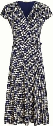 King Louie Abigail Dress Heaven - Dames - Wikkelkleedje - Veelkleurig - S - Leer - Kleedjes