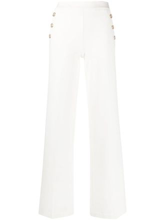 Twin-Set wide-leg tailored trousers - White