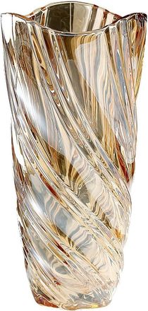OEM Jarr&oacute;n Moderno De Cristal, 24 Cm, Estilo N&oacute;rdico, Grande, Ideal Para Flores Y Ramos De Tulipanes. Decoraci&oacute;n Y Regalo De Boda (&aacute;mbar)