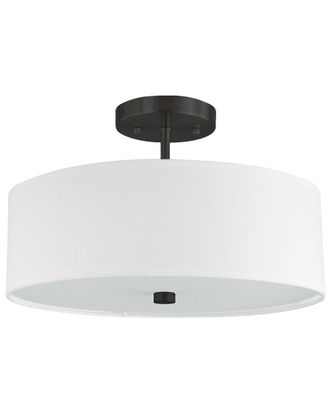 Dainolite Everly 3-Light Semi-Flush Mount