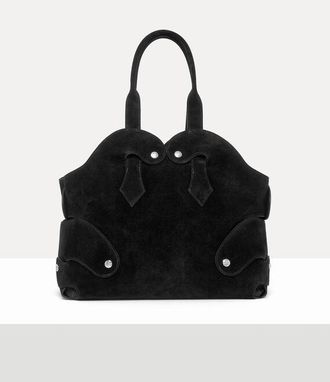 Vivienne Westwood Wilma Large Tote Leather Black